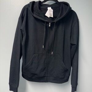 Auden Classic Black Zip-Up Jacket